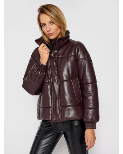 Sportmax Code Geacă din imitație de piele Delta 74860205 Violet Relaxed Fit