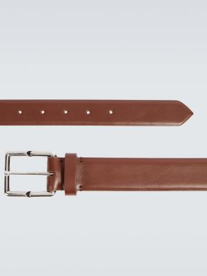 Cinturón de cuero Lanvin marrón