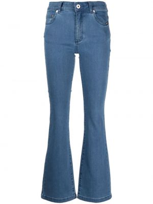 Zvonové džíny :chocoolate modré