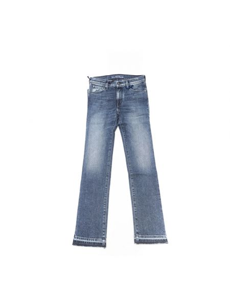 Jeansy skinny slim fit bawełniane Jacob Cohen niebieskie