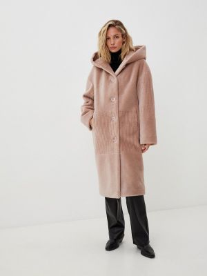 Шуба Grv Premium Furs бежевая