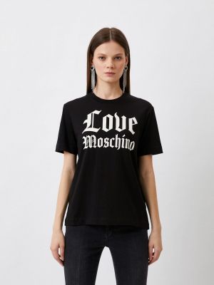Футболка Love Moschino черная