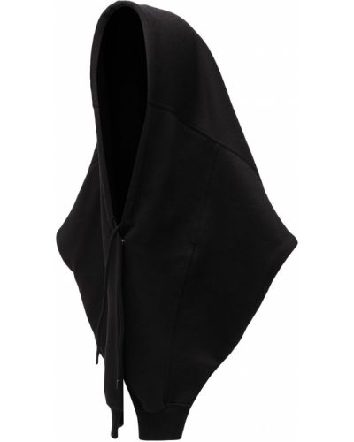 Gorra con bordado con capucha Balenciaga negro