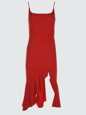 Sukienka koktajlowa na zamek Trendyol - czerwony