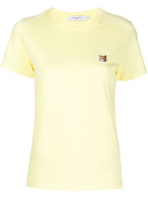 Camicia Maison Kitsuné, giallo