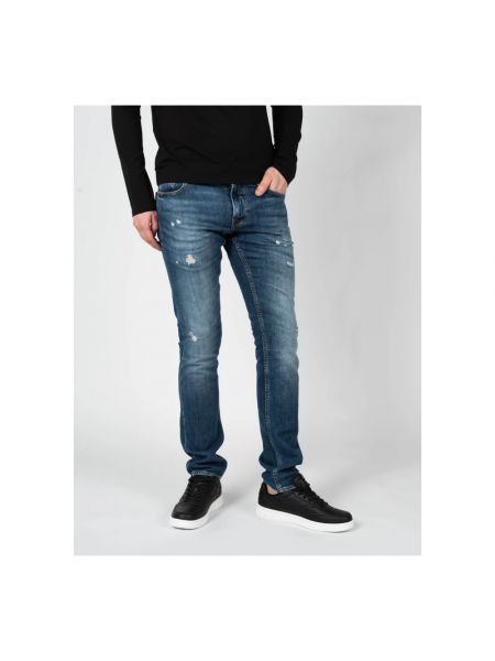 Slim fit skinny jeans mit reißverschluss Guess blau