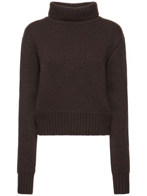 Cashmere turtleneck Khaite brun