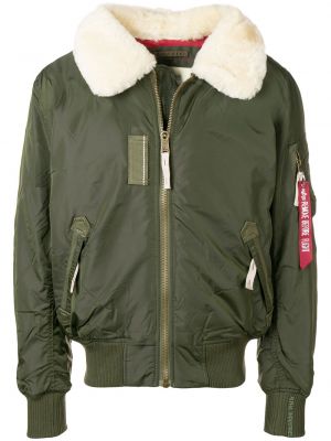 Fårskinnsjacka Alpha Industries grön