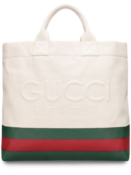 Shopper en coton Gucci