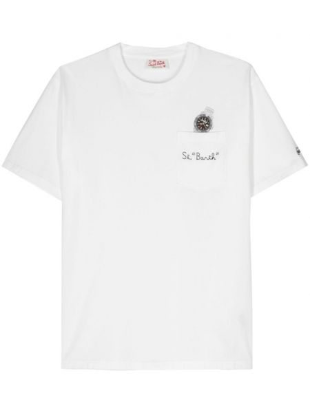 T-shirt à imprimé Mc2 Saint Barth blanc