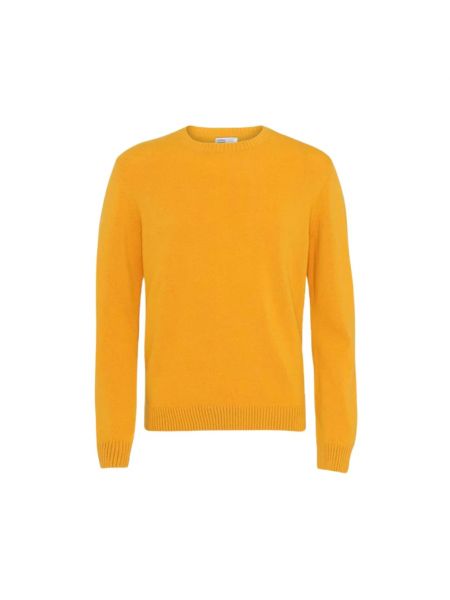 Pull en laine en laine mérinos Colorful Standard jaune