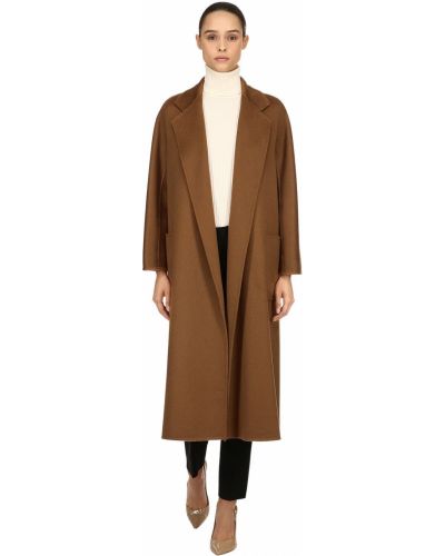 Кашемировое пальто с поясом Max Mara