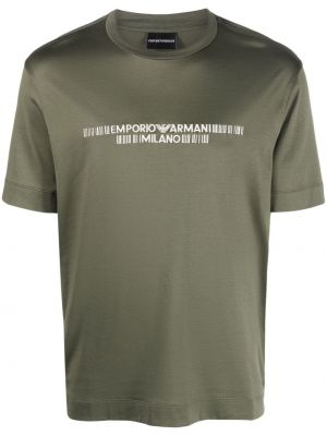 Тениска бродирана Emporio Armani