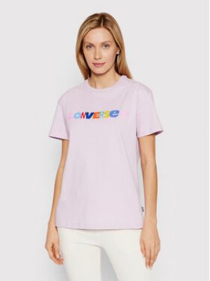T-shirt Converse violet