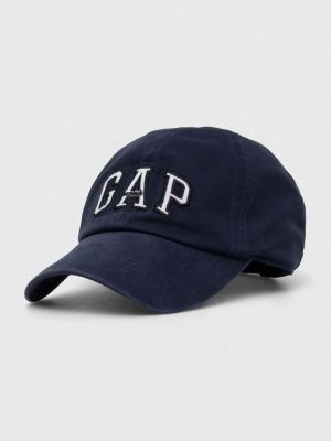 Памучна шапка с козирки с апликация Gap