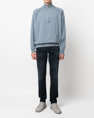 Sweter na zamek z lyocellu Calvin Klein
