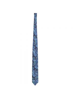 Jedwabny krawat Gant niebieski