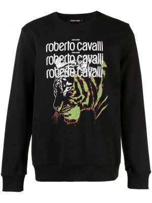 Sweatshirt Roberto Cavalli svart