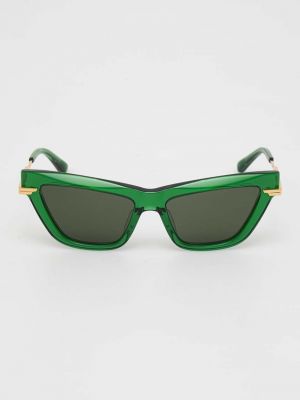 Зеленые очки солнцезащитные Bottega Veneta