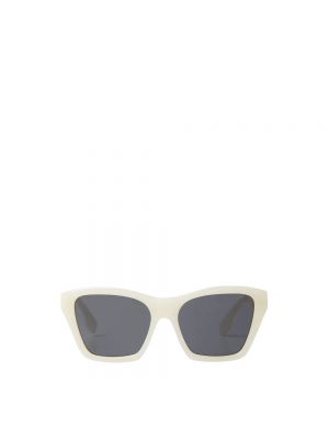 Okulary przeciwsłoneczne Burberry białe
