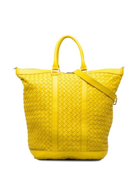 Shopper kabelka Bottega Veneta Pre-owned žlutá