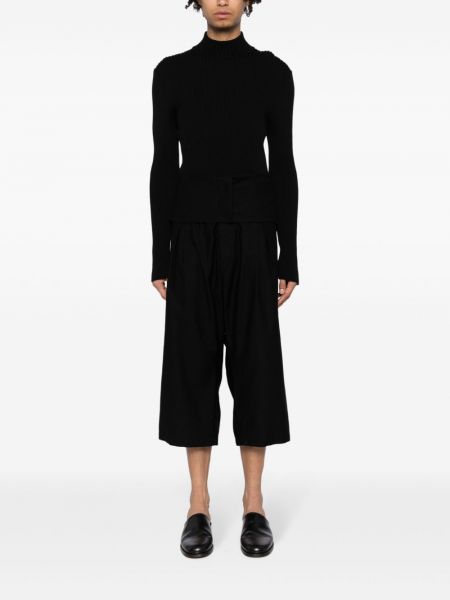 Pantalon en coton Yohji Yamamoto noir