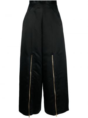 Pantaloni cu fermoar cu croială lejeră Undercover negru