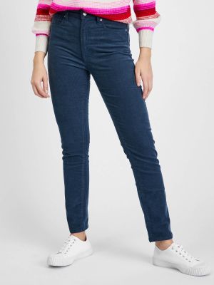 Вельветовые джинсы скинни слим Gap синие
