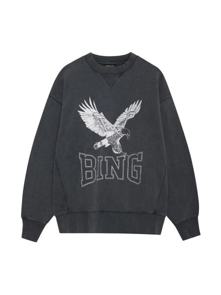 Sweatshirt mit print Anine Bing schwarz
