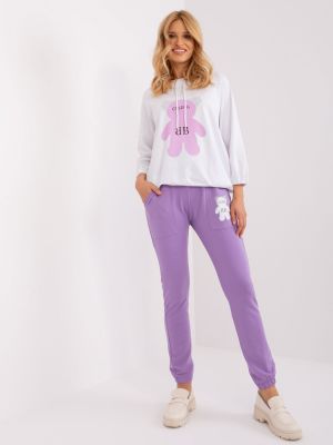 Спортивні штани Fashionhunters фіолетові