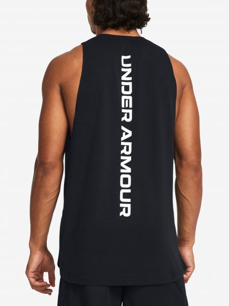 Bavlnené športové tričko Under Armour čierna