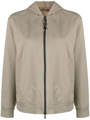 Hoodie med dragkedja Brunello Cucinelli