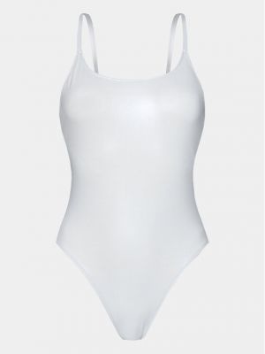 Stroj kąpielowy jednoczęściowy Calvin Klein Swimwear biały