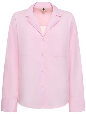 Camisa de algodón The Garment rosa