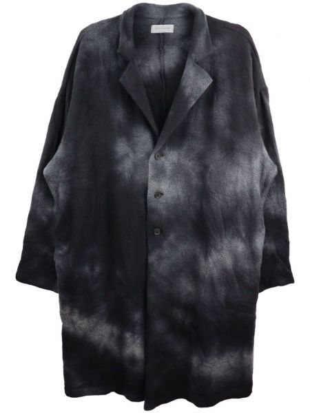 Vlnený kabát so vzorom rybej kosti Yohji Yamamoto
