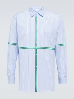 Pruhovaná bavlnená košeľa Comme Des Garã§ons Shirt modrá