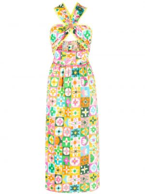 Φλοράλ μάξι φόρεμα με σχέδιο Celia B