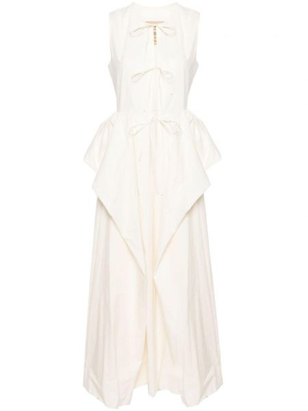 Dlouhé šaty Uma Wang bílé