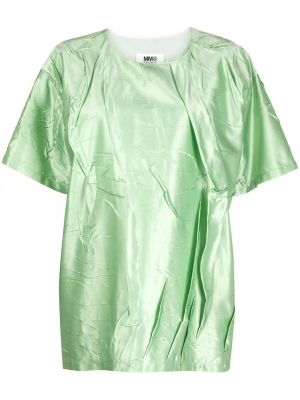 Camisa oversized Mm6 Maison Margiela verde