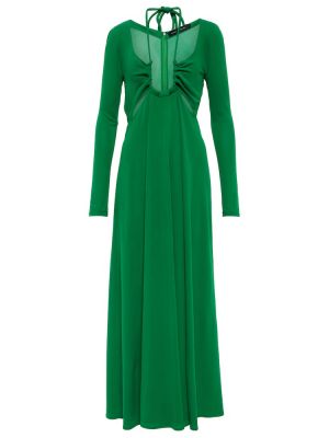 Трикотажное платье макси Proenza Schouler, зеленое