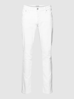 Białe jeansy skinny slim fit z kieszeniami Jack & Jones