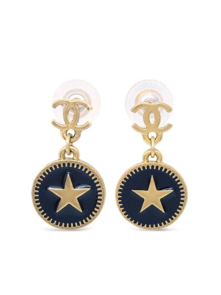 Σκουλαρίκια με μοτίβο αστέρια Chanel Pre-owned