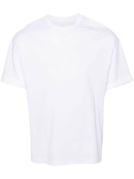 Kokvilnas t-krekls ar apaļu kakla izgriezumu Neil Barrett balts