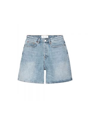 Jeans shorts Samsøe Samsøe blau
