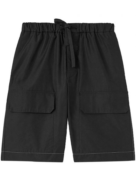 Bermuda kratke hlače Jil Sander crna