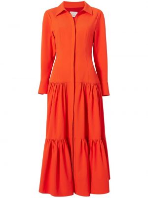 Sukienka długa Cinq A Sept - Pomarańczowy