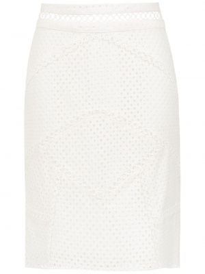 Midi sukně Olympiah - Bílá