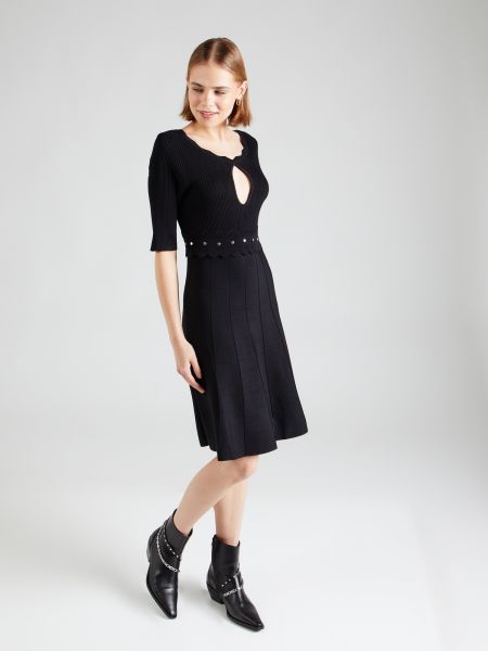 Плетена рокля Liu Jo черно