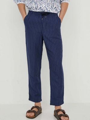 Lniane proste spodnie Polo Ralph Lauren
