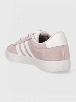 Sneakerși din piele Adidas roz